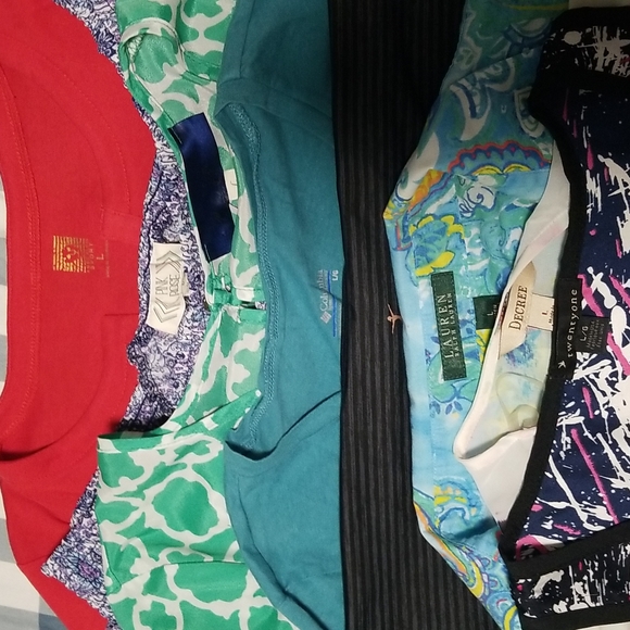 Lot of 8 tops Ralph Loren Colombia . Degree Pink Rose Twentyone and othe… - Picture 2 of 14